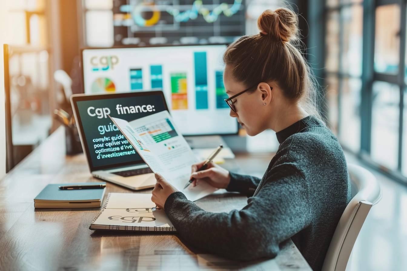 CGP Finance: Guide Complet pour Optimiser Votre Stratégie d&rsquo;Investissement