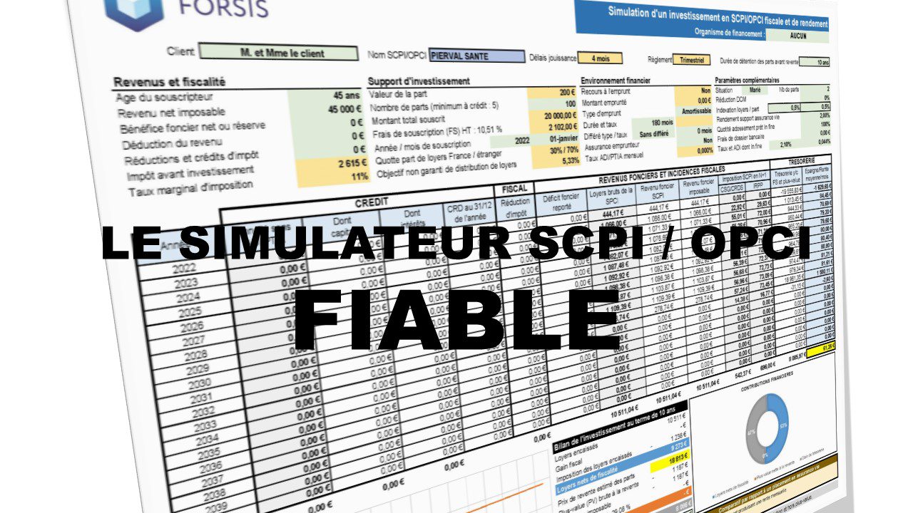 Calculateur SCPI : estimez vos loyers en quelques clics