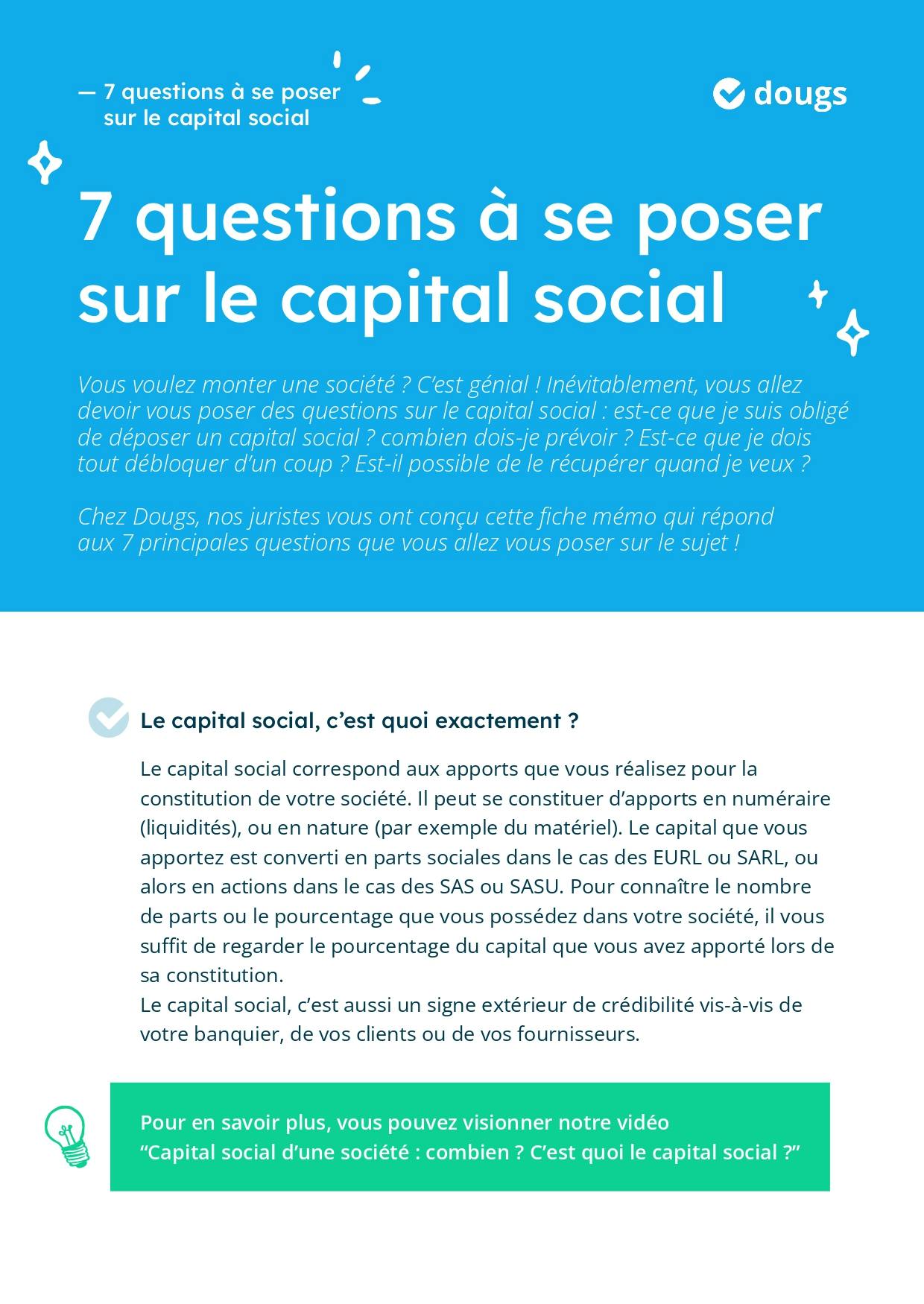 Checklist cession parts SCI
