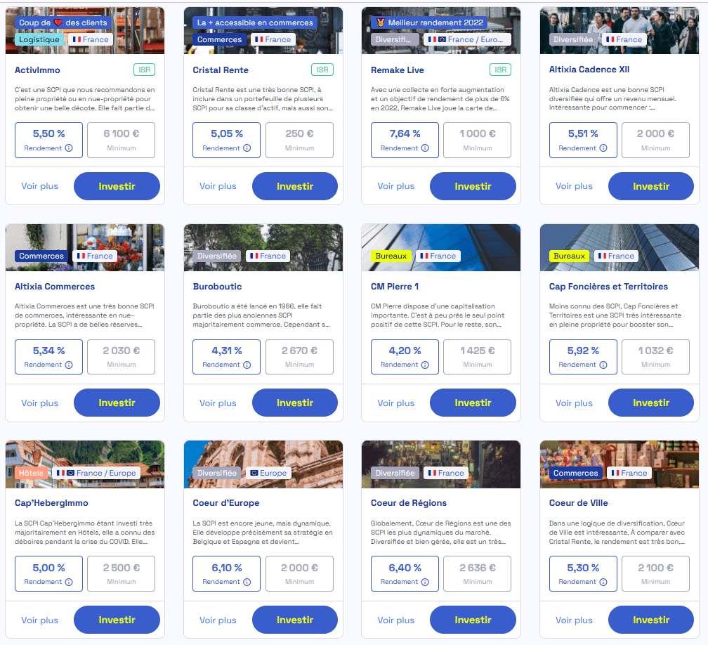 Cashback SCPI Louve Invest